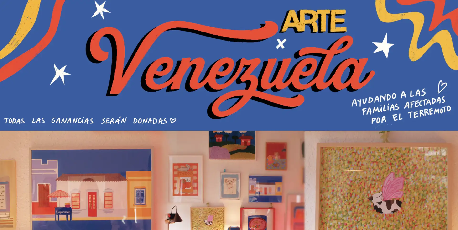 Arte x Venezuela: ilustraciones que se transforman en ayuda para las familias afectadas
